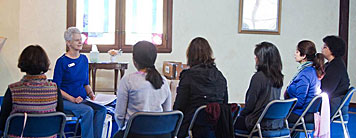 Mukti teaching class at The Expanding Light Retreat
