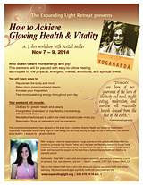 How to Achieve Glowing Health & Vitality printalble flyer