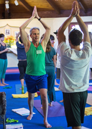 Yoga Alliance Registered School -Ananda YTT practice teaching class