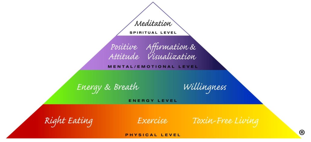 Ananda Radiant Health Training Pyramid
