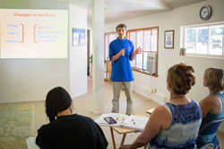 Ananda Meditation Teacher Training-Gyandev teaching