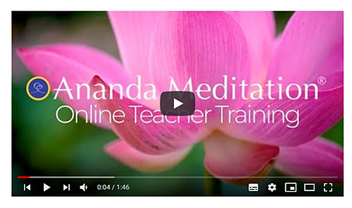Online Ananda Meditation Teacher Training Intro Video