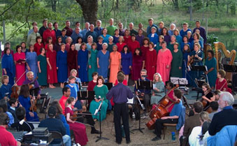 Choir and orchestra