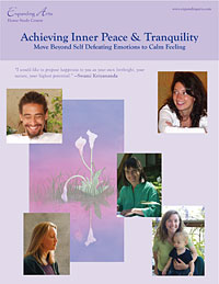 Achieving Inner Peace & Tranquility booklet