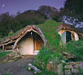 a round cob house