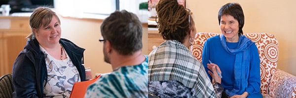 Mantradevi leading Relationships class