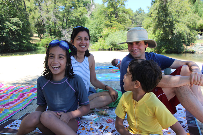 family camp picnic