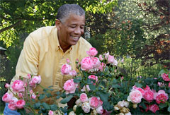 Gardening at Ananda