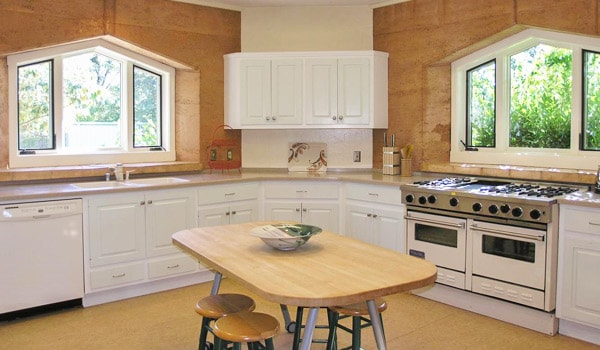 Gaia House Retreat kitchen