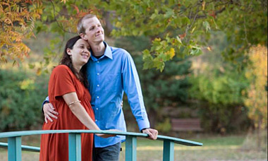 Kalidas and Melody on the bridge