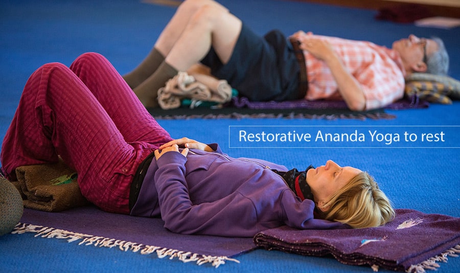 Restorative yoga postures
