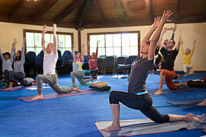 Yoga Teacher Training practice class