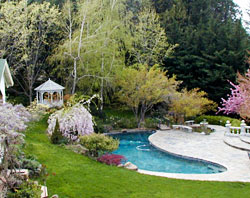 The pool at the Crystal Hermitage -Ananda Village