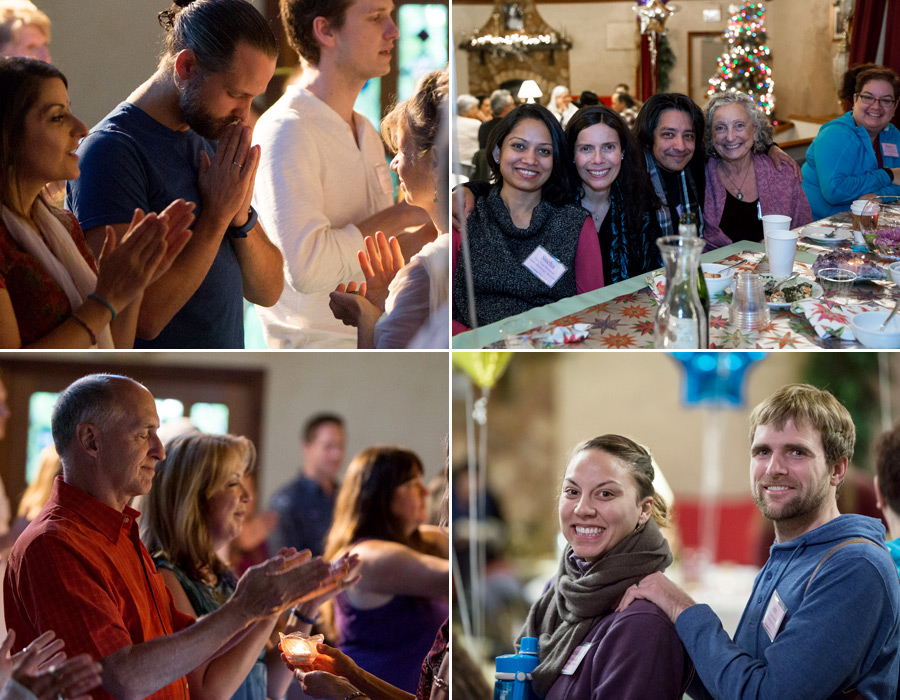 Holiday Group enjoying the special vibration at The Expanding Light Retreat