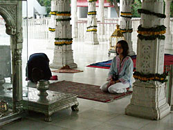 alone in the temple