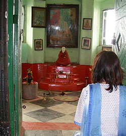 Mantradevi in a shrine