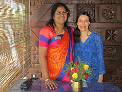 Diksha with Dr. Sreelath
