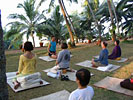 meditating in Kerala