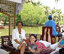 Dora and Wendy on Boat