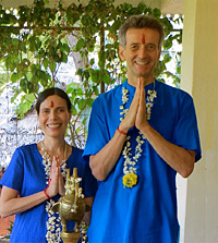 Gyandev and Diksha are two of Anandas best loved instructors Gyandev and Diksha McCord
