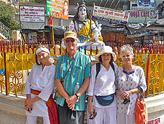 Pilgrims at Shiva Circle