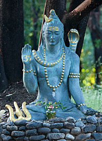 Shiva Statue in Ananda Village