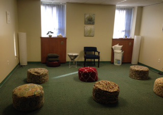 September: The meditation room after the makeover