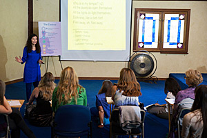 Diksha teaching - yogic principles class