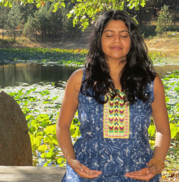 meditation at Lotus Lake