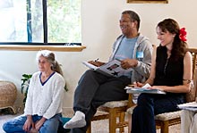 A gathering at the Crystal Hermitage