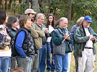 Taking Notes at Permaculture Workshop