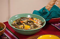 Winter vegetable bean stew