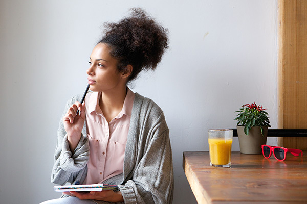 New Year Programs - lady-contemplating