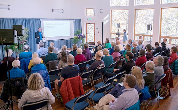 Four Stages Of Yoga Conference - Puru presenting