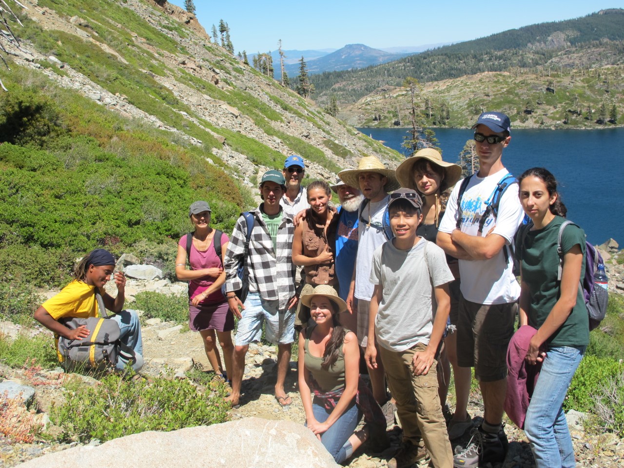 living-with-spirit group at lake