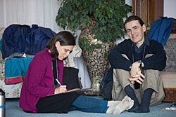 couple answering questions during marriage retreat.jpg