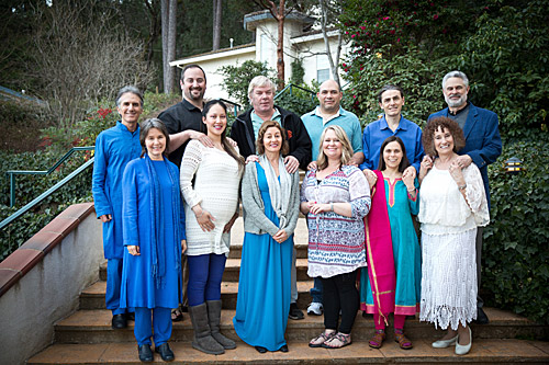 Group outside the Crystal Hermitage Chapel