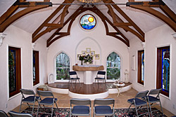 Inside Crystal Hermitage Chapel