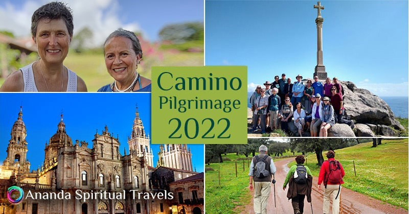 Camino Pilgrimage 2022 4-up-montage