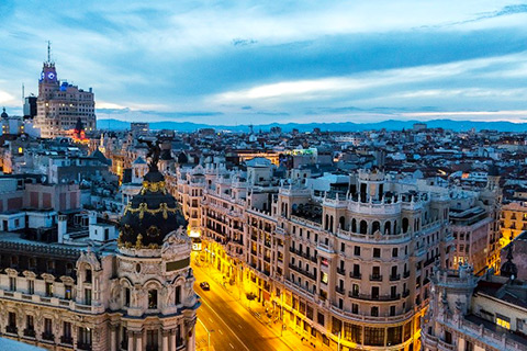 Ananda Spiritual Travels-Camino Pilgrimage-Madrid-from above