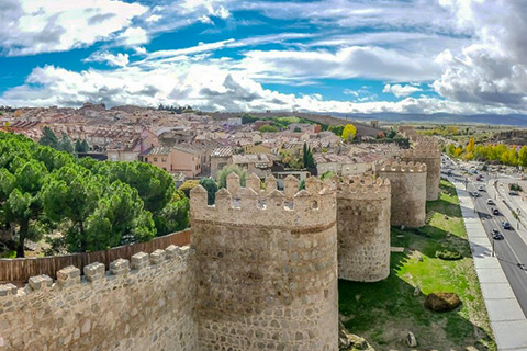 Ananda Spiritual Travels-Camino Pilgrimage-View over Avila
