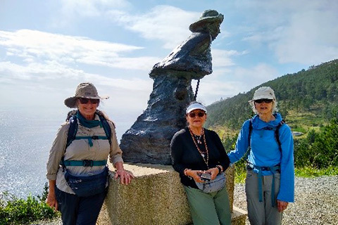 Ananda Spiritual Travels-Camino Three ladies looking elated