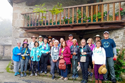 Ananda Spiritual Travels-Camino Pilgrimage-Group on the Way