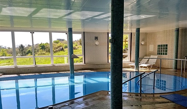 Hotal Balneario Pool, Camino Pilgrimage with Ananda Travels at The Expanding Light Retreat Hotel Balneario Pool, Camino Pilgrimage with Ananda Travels
