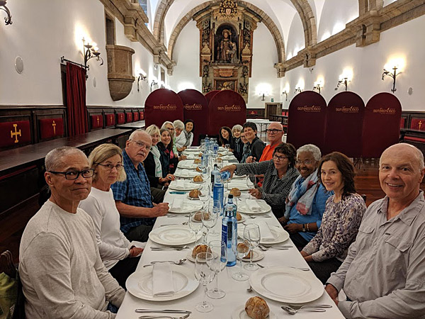 Group dinner in Santiago-Spain