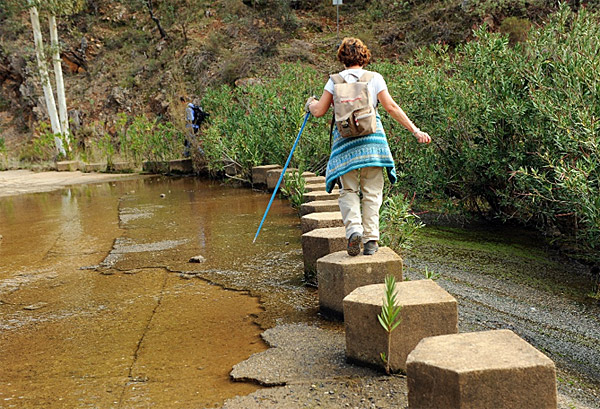 stepping-stones- Camino in Spain