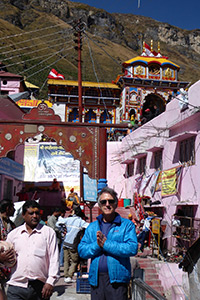 Krishnadas in the village of Badrinath,India