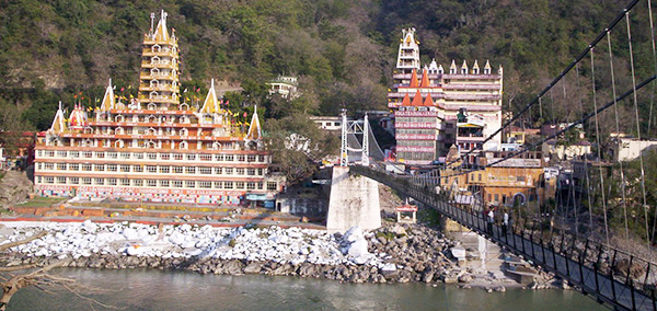View of Rishikesh,India