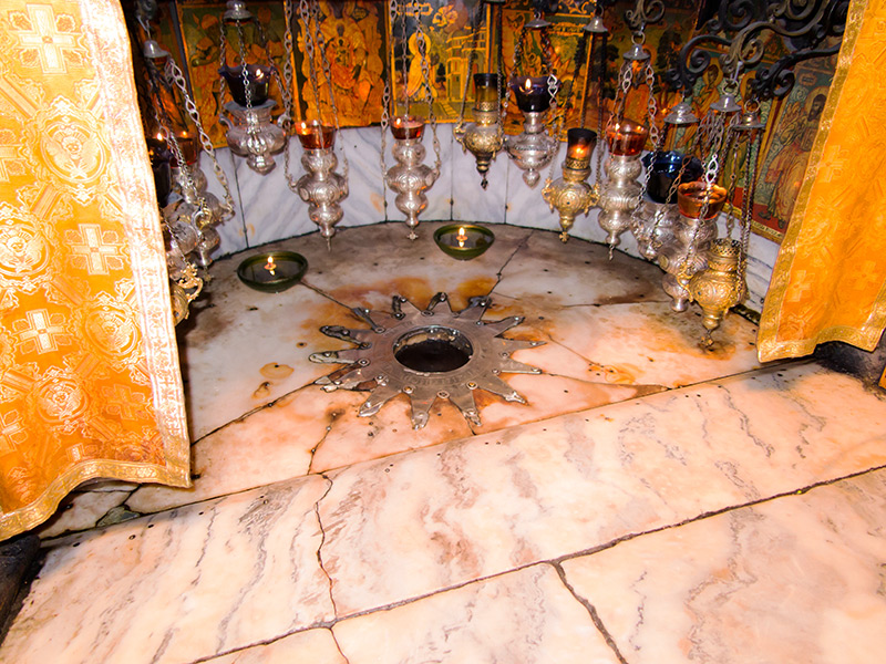 Bethlehem marker-of-Jesus-birth