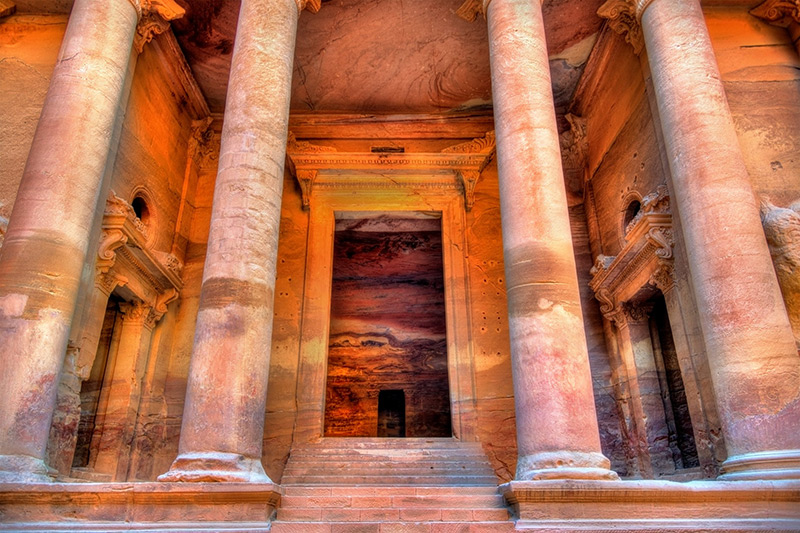 Al Khazneh Temple, UNESCO World Heritage Site, Petra, Jordan